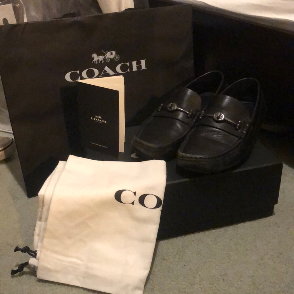 Coach - Crosby Turnlock Driver Leather in Black